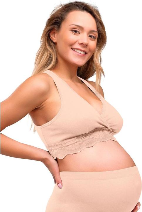 Image du produit Carriwell Soutien-gorge d'allaitement et de sommeil Crossover Beige L (L)