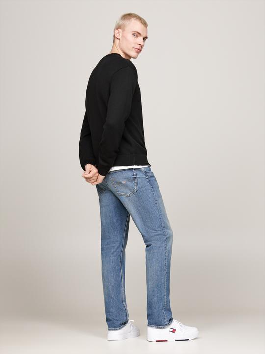 Produktbild Tommy Hilfiger Tommy Jeans Regular Badge Wolmix Trui - Zwart - Maat M (M)