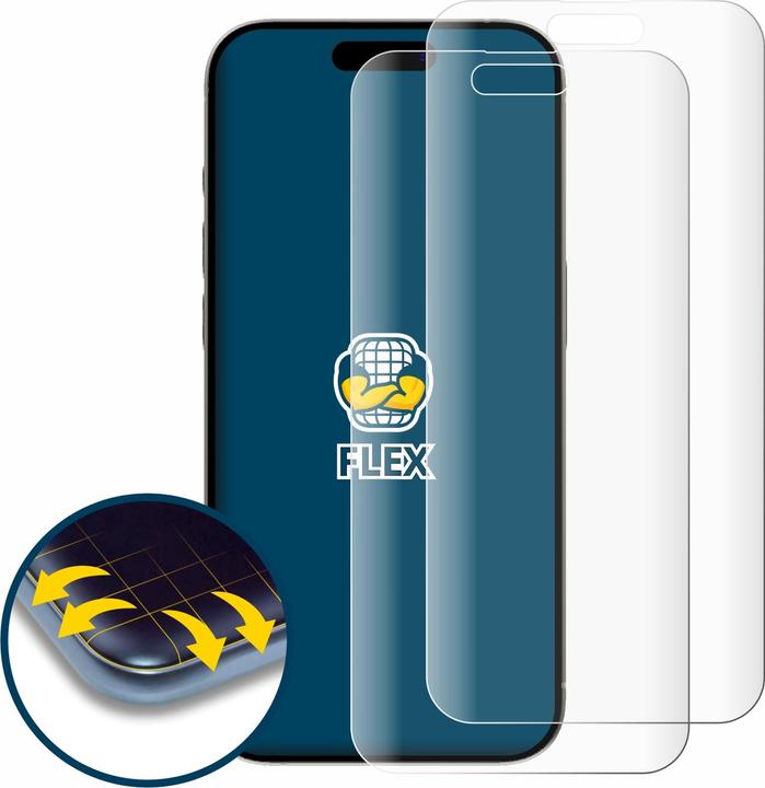 Actual product image BROTECT Full-Cover Protector (2 Piece, Apple iPhone 15 Pro Max)
