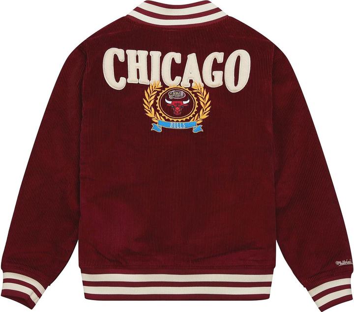 Produktbild Mitchell & Ness M&N Varsity Kord Sherpa College Jacke - Chicago Bulls - L (L)