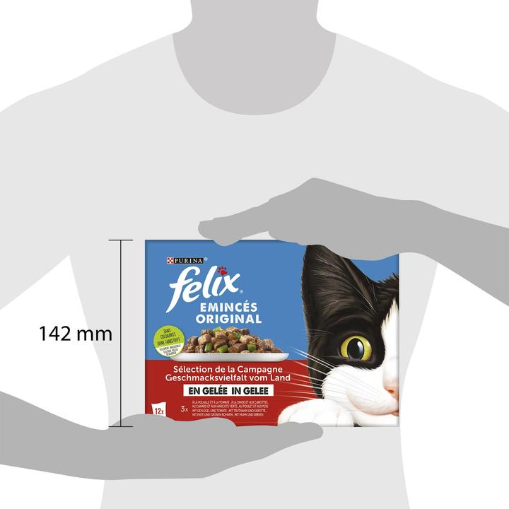 Image du produit Felix Original Mixed Selection in Gelee (Adulte, 12 pcs, 1020 g)