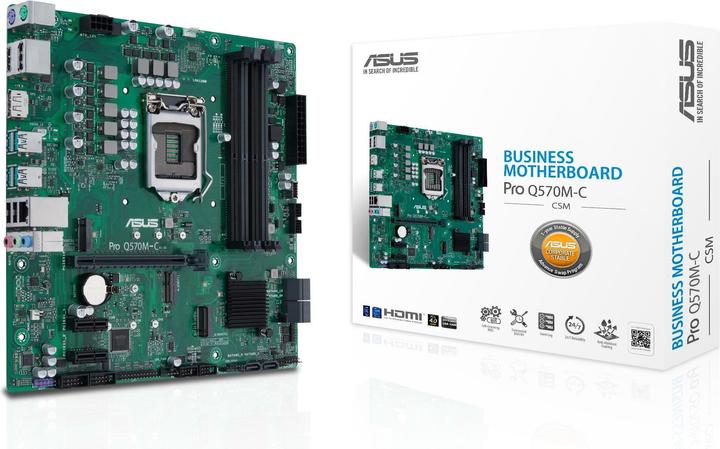 Productafbeelding ASUS Pro Q570M-C/CSM (LGA 1200, Intel Q570, mATX)
