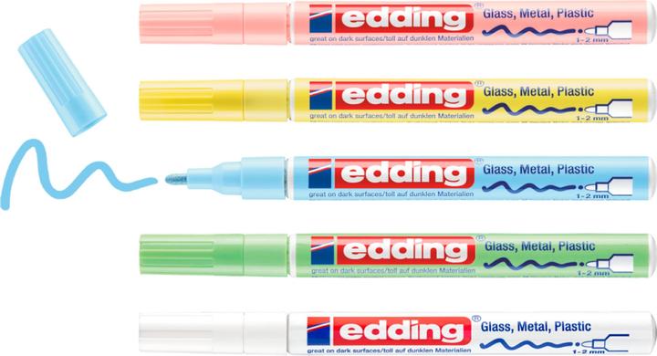 Actual product image Edding 751 - Paint marker (Multicolor, 1 mm, 5 x)