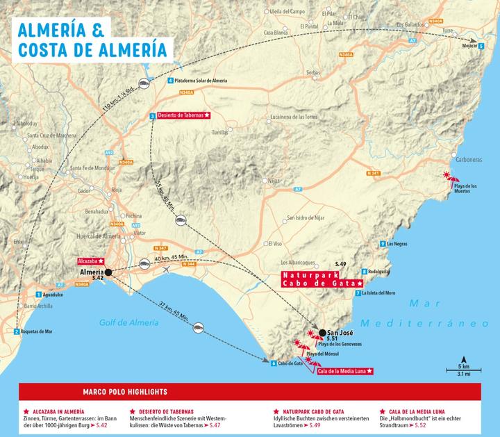 Actual product image Reiseführer Costa del Sol, Costa de Almería, Costa Tropical, Granada (German, Andreas Drouve, Lucia Rojas, 2023)