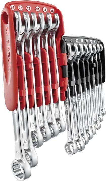 Immagine prodotto Facom Set di chiavi combinate (19 mm, 12 mm, 24 mm, 14 mm, 22 mm, 16 mm, 10 mm, 18 mm, 7 mm, 17 mm, 11 mm, 15 mm, 8 mm, 13 mm)