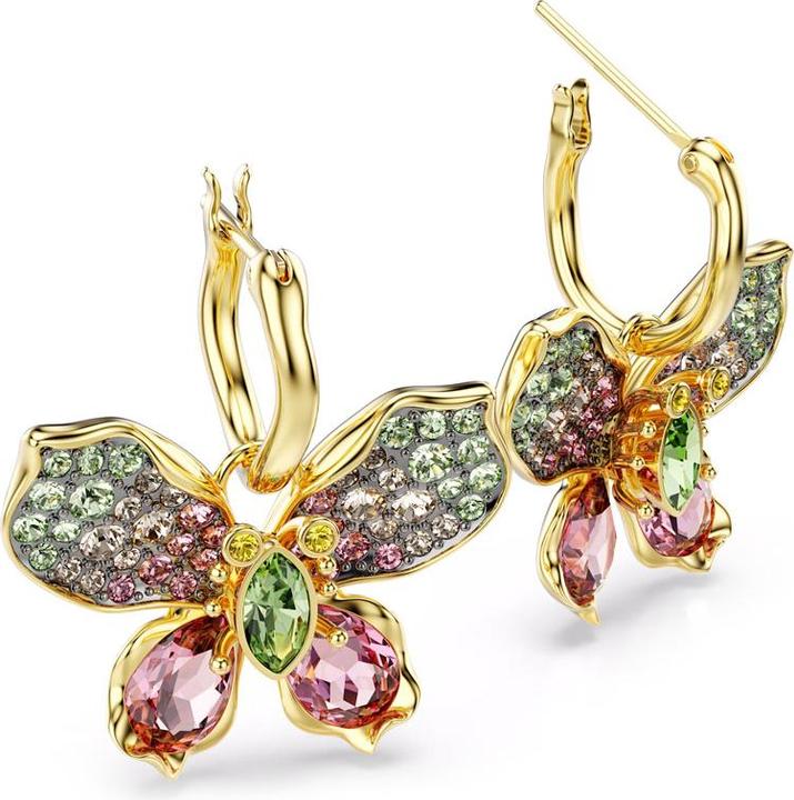 Immagine prodotto Swarovski Idyllia Drop Ohrhänger Verschiedene Schliffe Pavé Schmetterling Mehrfarbig (Metallo Swarovski)
