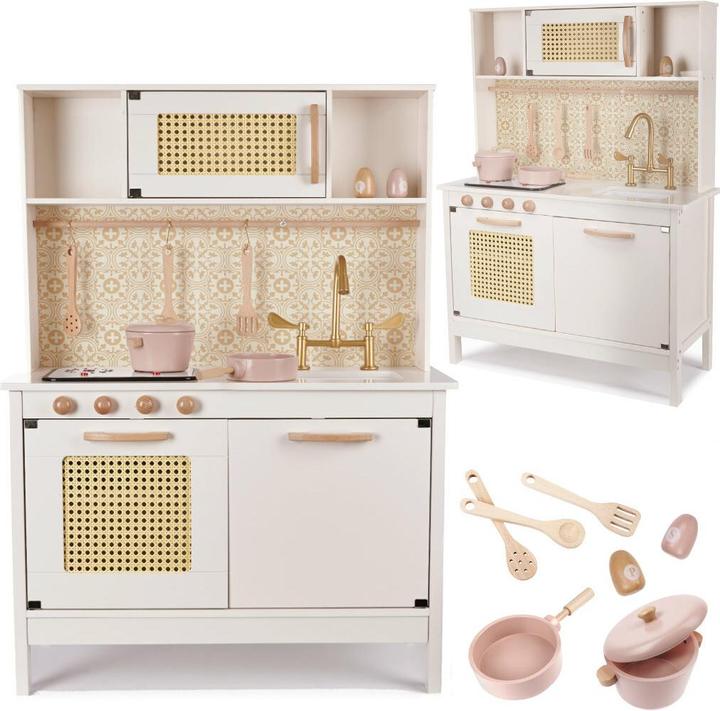 Ikonka Retro Küche mit Boho Zubehör