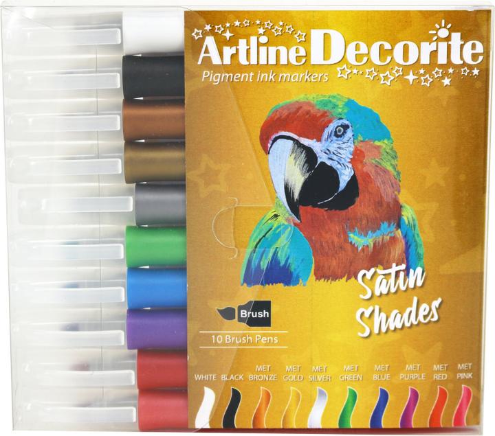 Artline Decorite brush metallic 10-saet (10 x)