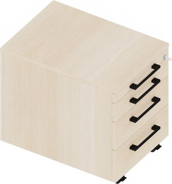 Produktbild Palmberg Rollcontainer Schubladen ORGA PLUS Akazie
