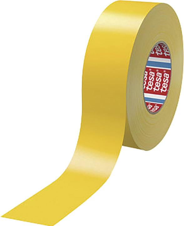 Actual product image tesa Fabric tape 4651 Premium, 19 mm x 50 m, yellow (19 mm)