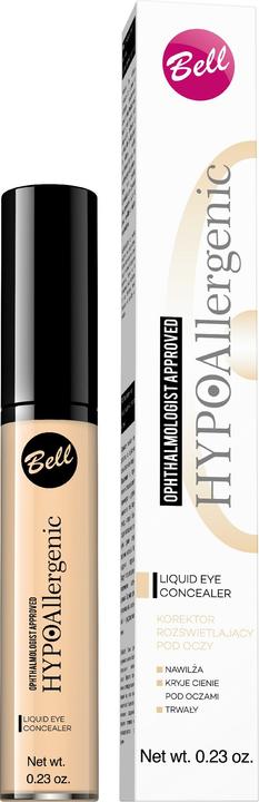 Immagine prodotto Bell Cosmetics HypoAllergenic Liquid Eye Concealer hypoallergenic eye concealer 02 Medium 6.5g
