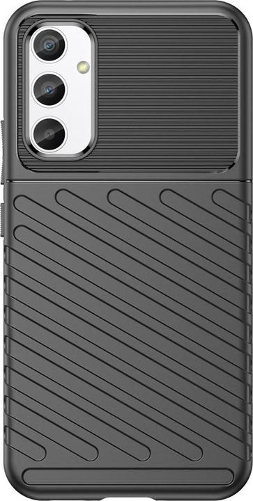 Produktbild Hurtel Thunder Case Hülle für Samsung Galaxy A34 5G Silikon Panzerhülle schwarz (Samsung Galaxy A34 5G)