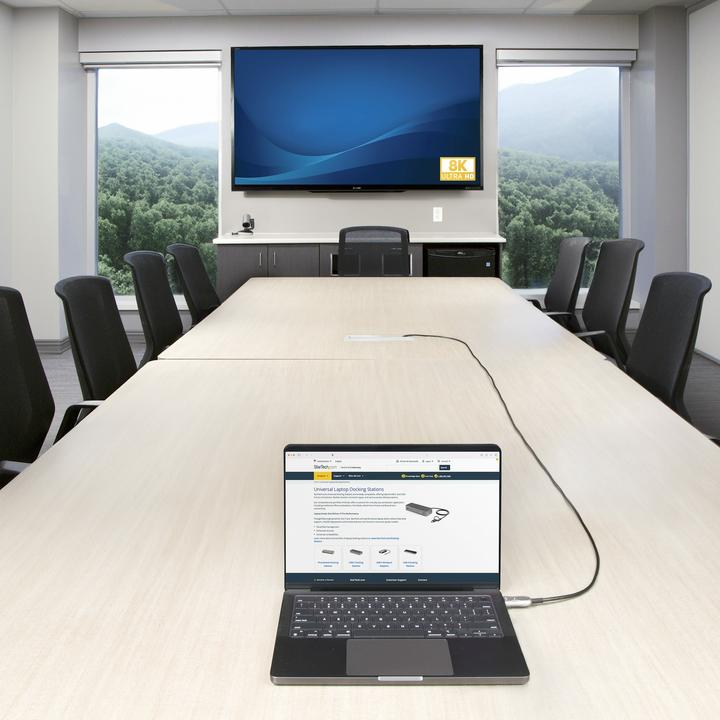 Produktbild StarTech COM 30ft 9.1m HDMI 2.1 Hybrid Active Optical Cable AOC CMP Plenum 8K 60Hz Ultra High Speed (9.10 m, HDMI)