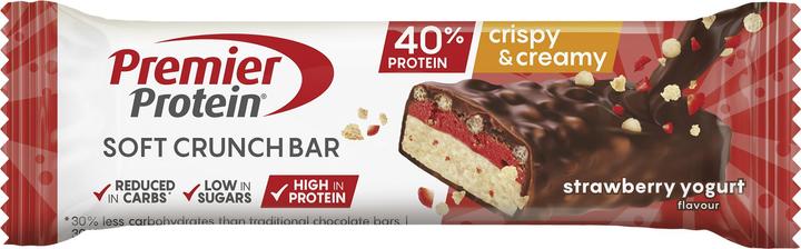 Produktbild Premier Protein Soft Crunch Bar 40% Protein (Joghurt, Erdbeere, 12 Stk., 480 g)