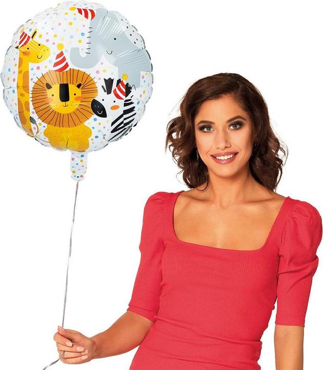 Produktbild Boland Party Kindergeburtstag Helium Folienballon Safari (1 x)