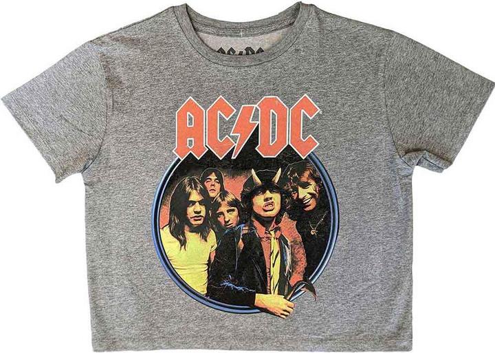 Produktbild AC/DC Highway To Hell Circle Crop Top (Girlie) (XL)