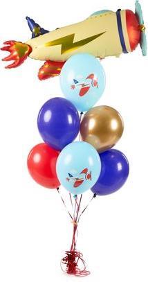 Immagine prodotto Partydeco Piano di palloncini multicolore, Ø 30 cm, 6 pezzi