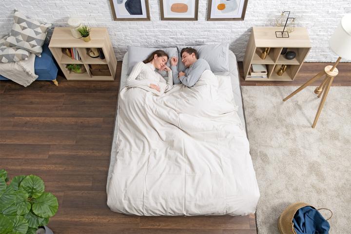 Actual product image Bestway Fortech Duvet Top Airbed Queen Built-in (152 x 203 cm)