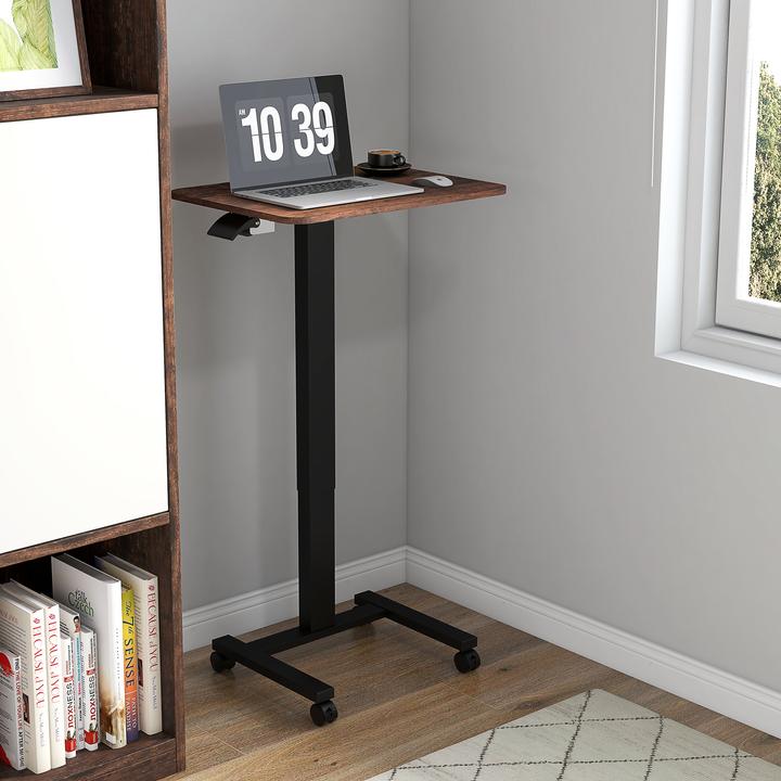 Image du produit Vinsetto Table à roulettes réglable en hauteur (48 x 65 x 108 cm)