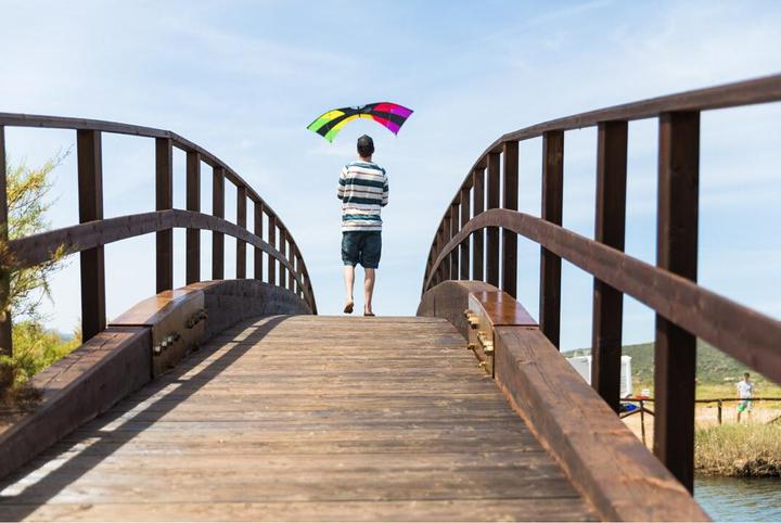 Actual product image HQ Kites Mojo Rainbow