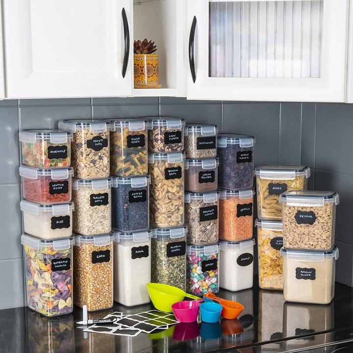 Produktbild Deco haus Vorratsdosen-Set mit Deckel (2 l)
