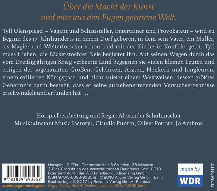 Actual product image Tyll (Daniel Kehlmann, Lars Rudolph, Gustav Peter Wöhler, Sylvester Groth, Gerd Wameling, German)