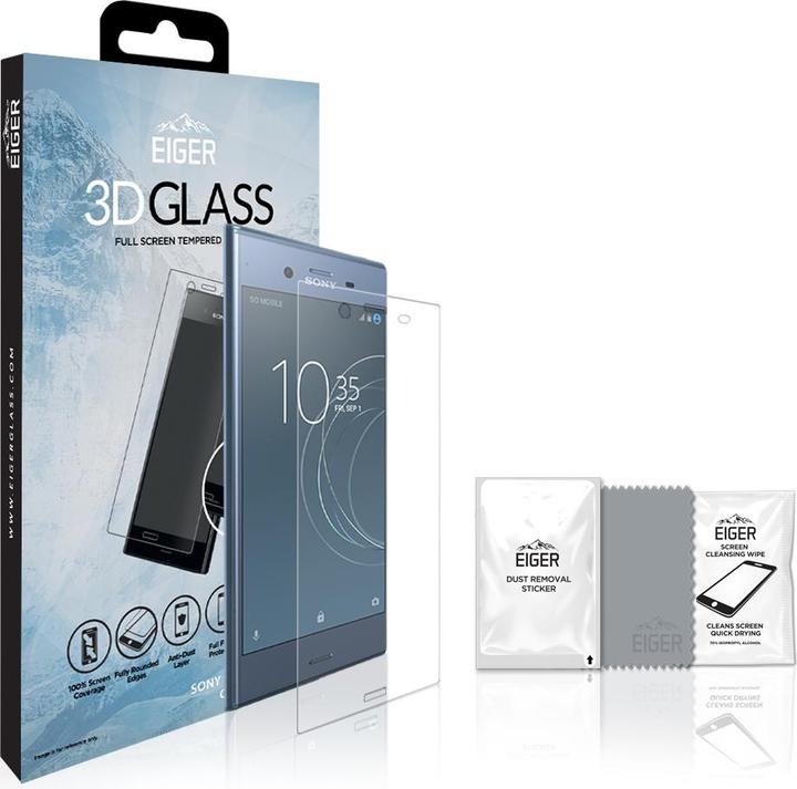 Actual product image Eiger Mountain Glass Clear Edge (1 Piece, Sony Xperia XZ1)