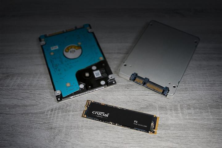 Actual product image Crucial P3 (1000 GB, M.2 2280)