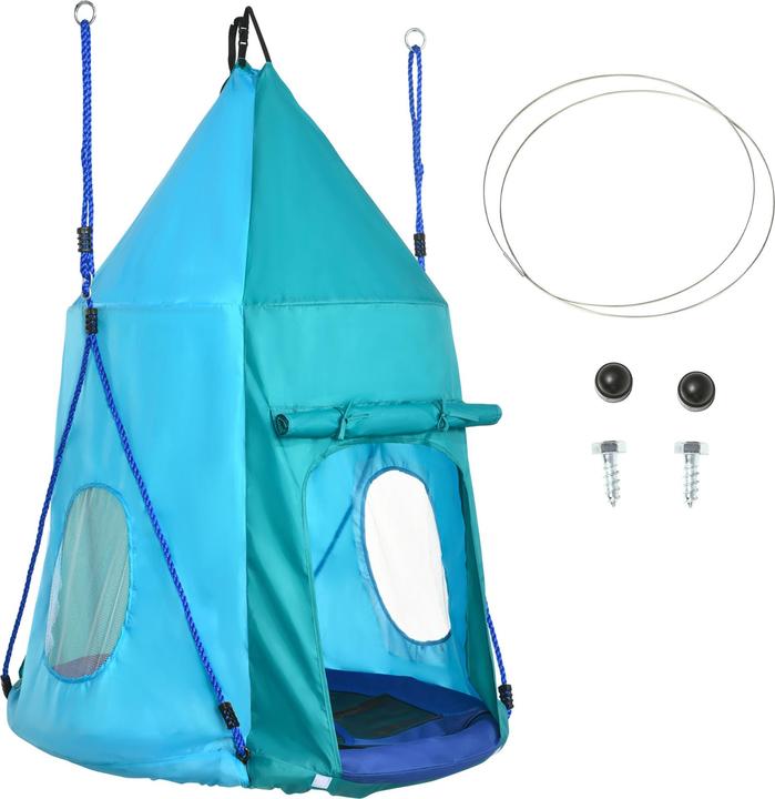 Immagine prodotto Outsunny Altalena a nido con tenda