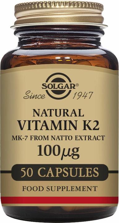 Actual product image Solgar Vitamins K2 Caps (1 Piece, Capsules, 159 g)