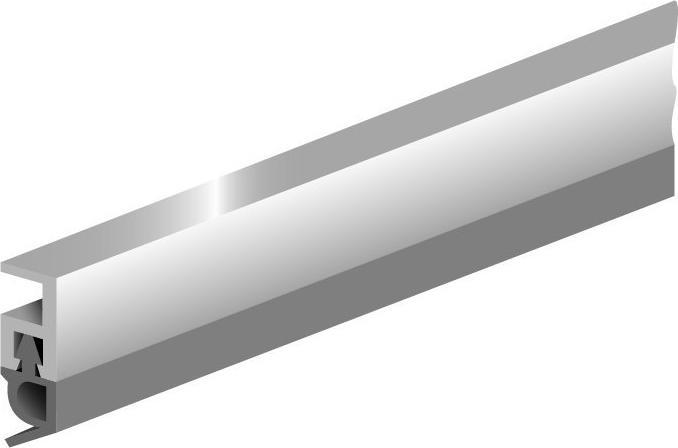 Actual product image Elton Ellen sealing rail PTS-AR for nailing KF white, H 18 x L 2100mm (5 mm)