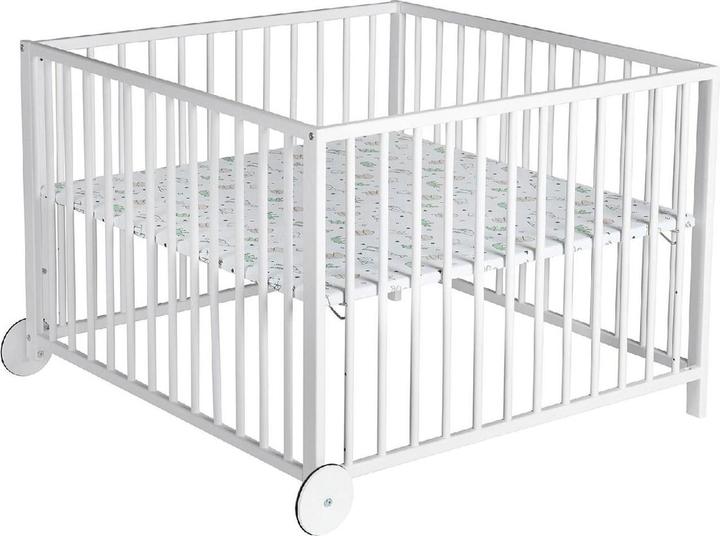 Produktbild Babyworld Laufgitter 75x100 ws (75 cm, 100 cm, Buche)