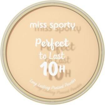 Actual product image Miss Sporty Perfect To Last 10H Mattifying Face Powder 050 Transparent 9G (050 Transparent 9G)