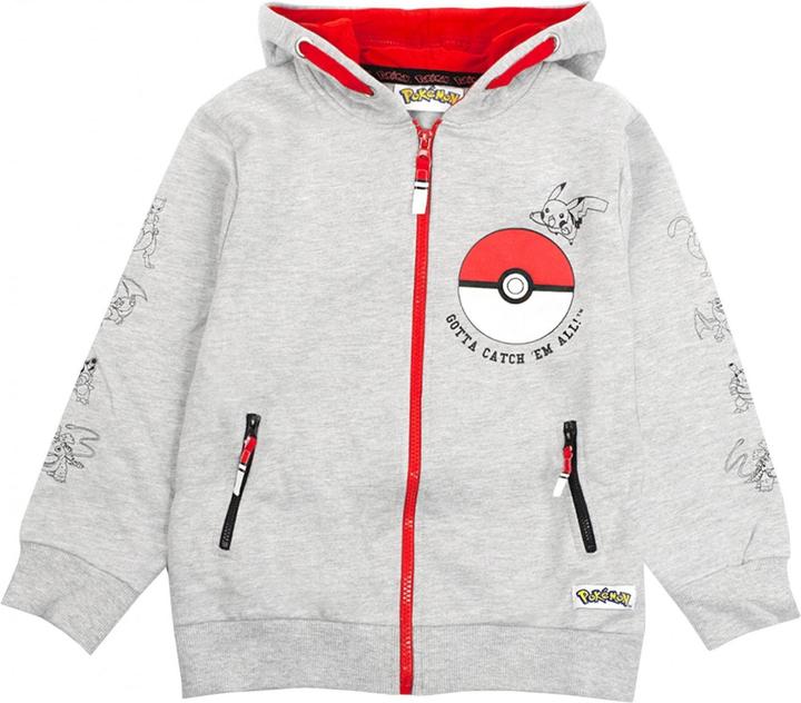 Produktbild Pokémon Gotta Catch Em All Hoodie mit durchgehendem Reissverschluss Jungen (116)
