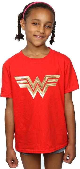 Immagine prodotto Wonder Woman 84 Gold Emblem Maglietta Ragazze (152, 158)