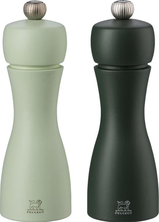 Productafbeelding Peugeot Pepermolen Zoutmolen TAHITI Duo Set 15 cm ELEMENTEN WATER (Peper, Zout)