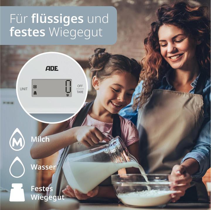 Actual product image ADE Kitchen scales Julia light grey