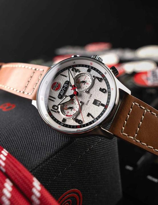 Image du produit AVI-8 AV-4088-06 Hawker Hurricane Dual-Time (Montre pilote)