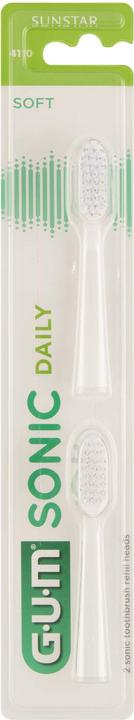 Actual product image GUM Sonic Daily replacement heads white (2 x)