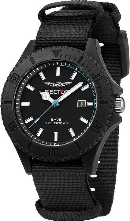 Actual product image Sector R3251539002 Save The Ocean 43mm 5ATM (Sports watch, 43 mm)