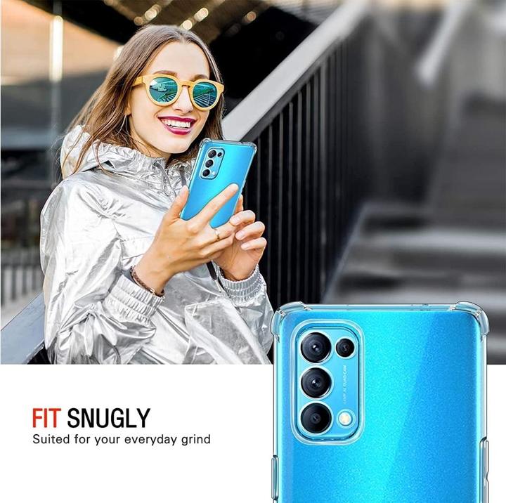 Actual product image Screenguard Oppo Find X3 Lite Case Crystal Soft Airbag Bumper (Oppo Find X3 Lite)