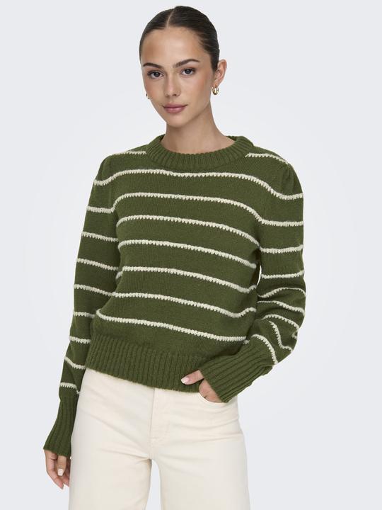 Image du produit JdY Coupe normale Haut fermé Manches longues Manches bouffantes Pulls en maille (XXL)