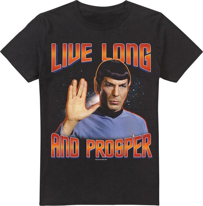 Actual product image Mens Original Live Long and Prosper T-Shirt (4XL)
