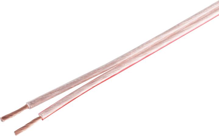 Image du produit Shiverpeaks S/CONN maximum connectivity câble haut-parleur 4mm² 56x0,30 CCA transparent 10m (10 m)
