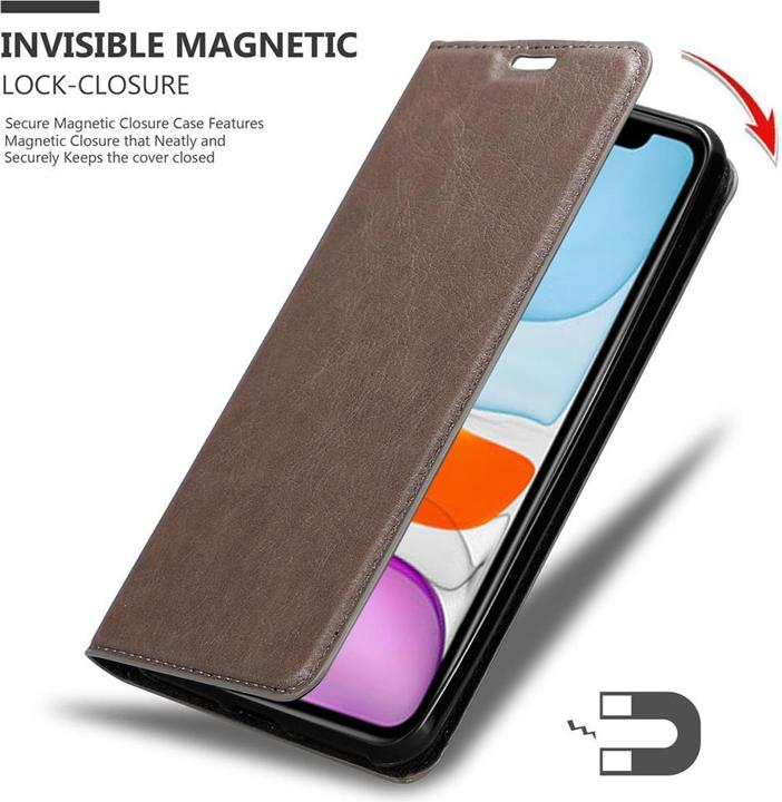 Produktbild Cadorabo Book Invisible Magnet Cover (Apple iPhone 12 mini)