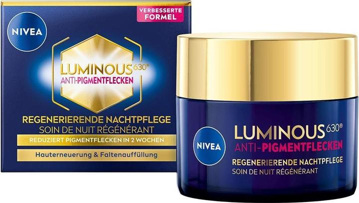 Produktbild NIVEA Cellular Luminous630 Anti-Pigmentflecken Nachtcreme (50 ml, 24h Creme)