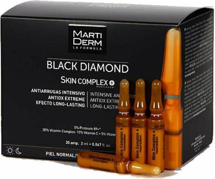 Actual product image Martiderm Black Diamond Skin Complex Ampoules (30 x 2 ml) (60 ml)