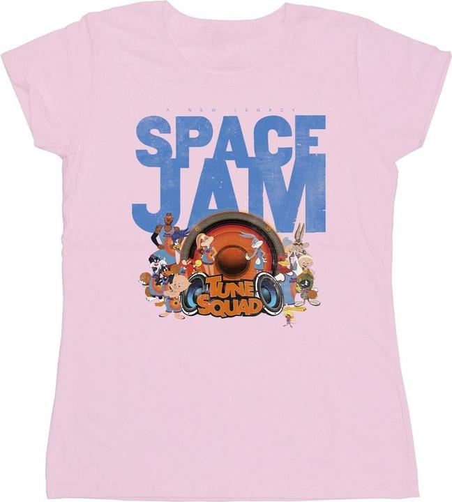 Actual product image Space Jam Womens/Ladies Tune Squad Cotton T-Shirt (XL)