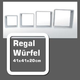 Immagine prodotto Safe Cubo scaffale bianco, con montaggio a parete