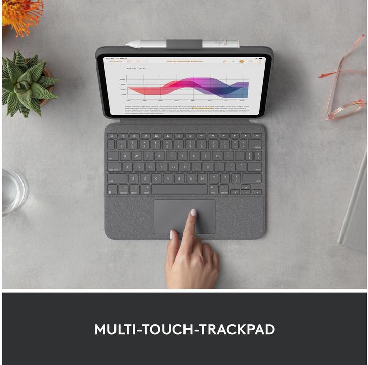 Produktbild Logitech Combo Touch (CH, iPad 2022 (10. Gen))